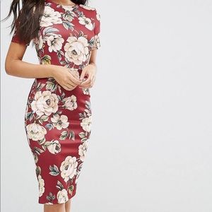 Floral midi dress(no haggling plz)